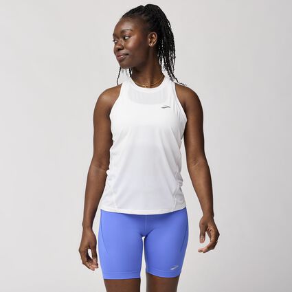 Model (front) view of Brooks Sprint Free Tank 3.0 for women