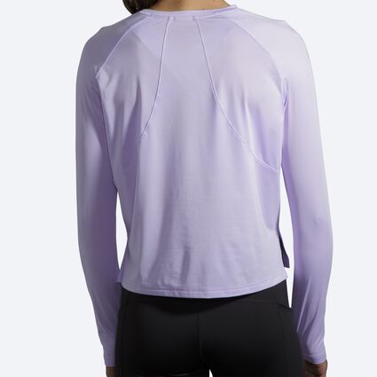 Model (back) view of Brooks Sprint Free Long Sleeve for women