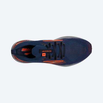 Top-down view of Brooks Levitate StealthFit GTS 5 for men