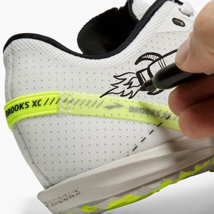 Vue du détail 1 de Brooks Draft XC Spikeless pour unisexe
