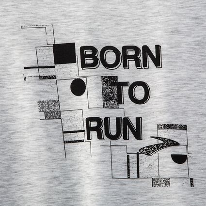 Brooks Distance Graphic Short Sleeve für Damen – Detailansicht 1