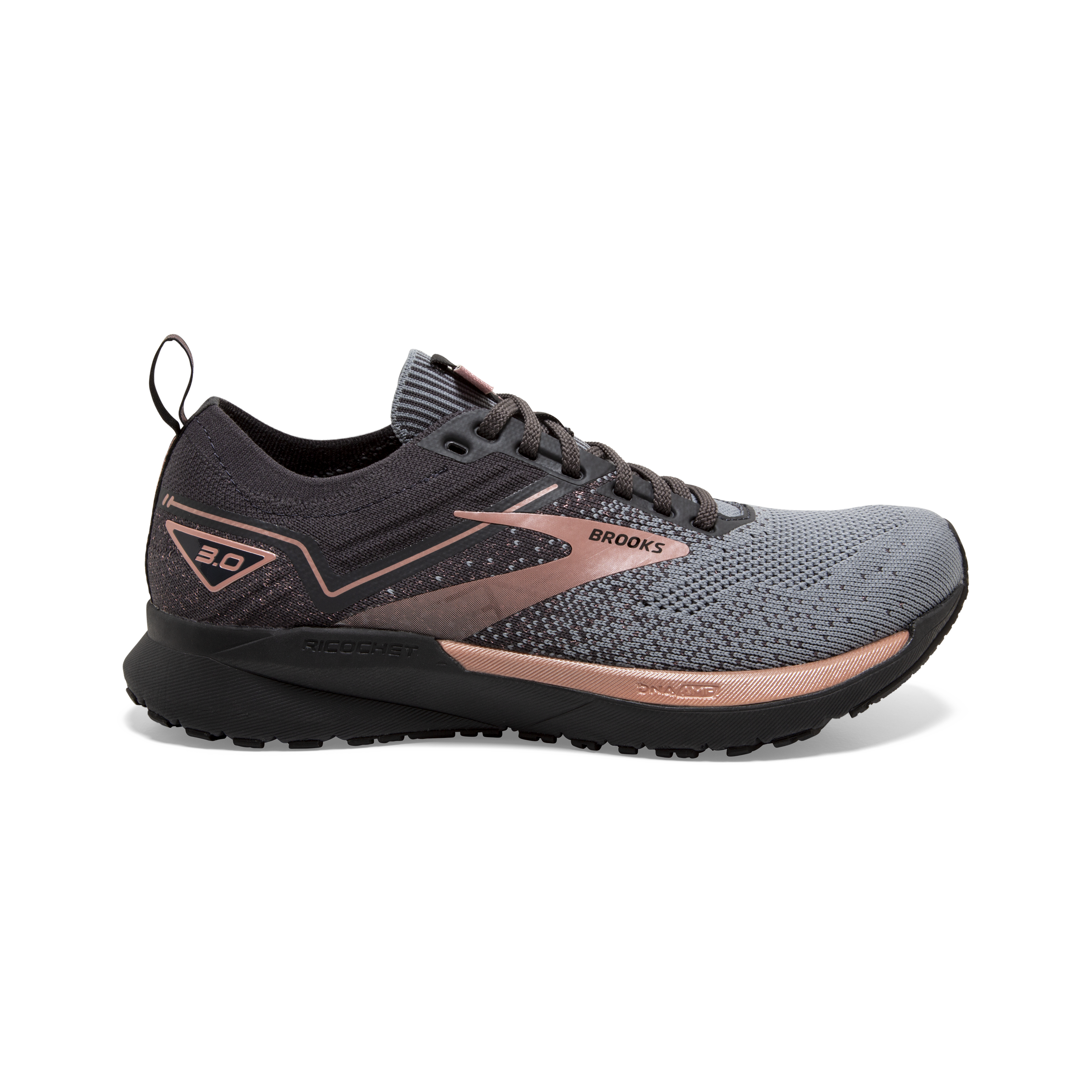 all black brooks running shoes