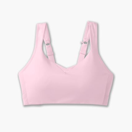Laydown (front) view of Brooks Convertible Sports Bra for women