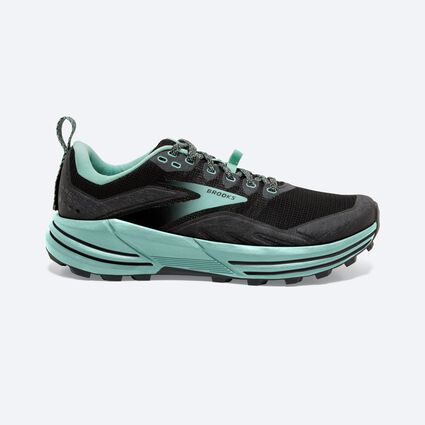 Side (right) view of Brooks Cascadia 16 for women