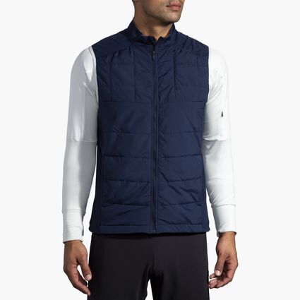 Brooks Shield Hybrid Vest für Herren – Model-Ansicht (von vorne)