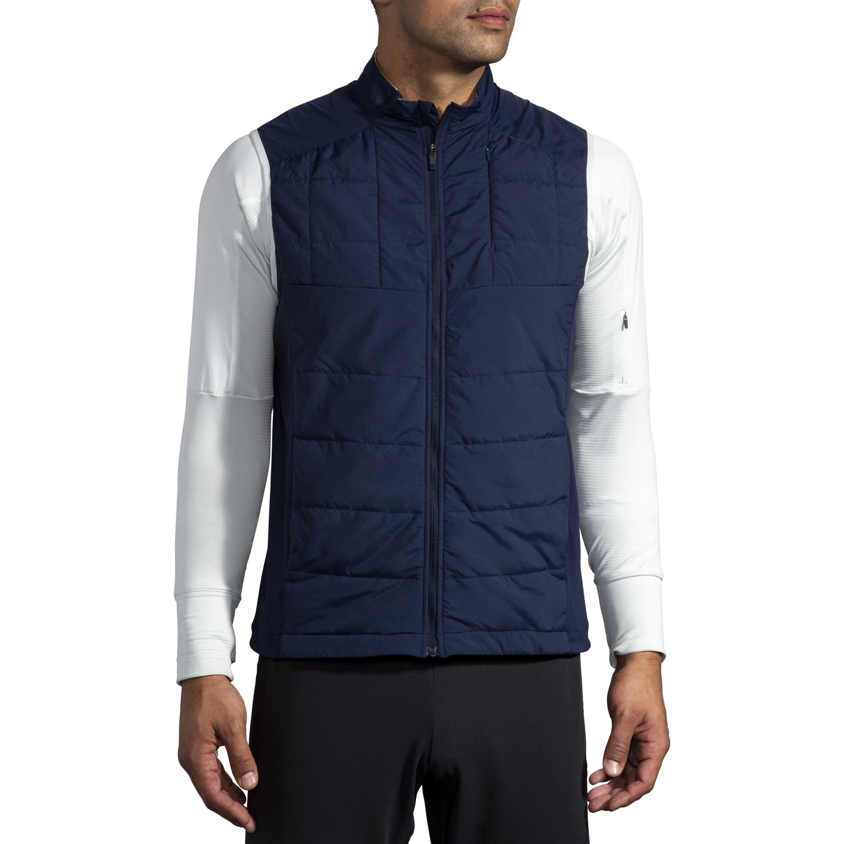 Brooks running vest mens blue Clearance