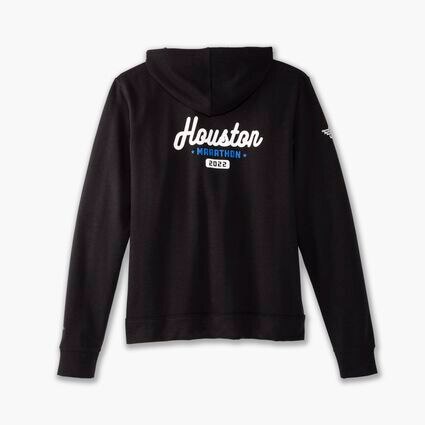 Laydown (back) view of Brooks Houston22 Full Zip Hoodie 2.0 for women