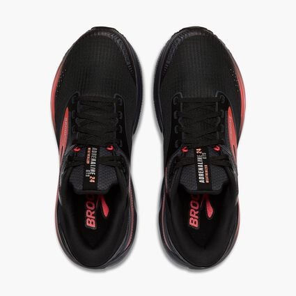 Top-down view of Brooks Adrenaline GTS 24 Weatherized for dames