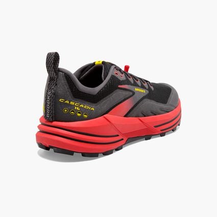 Vue du talon et du renfort de Brooks Cascadia 16 pour hommes
