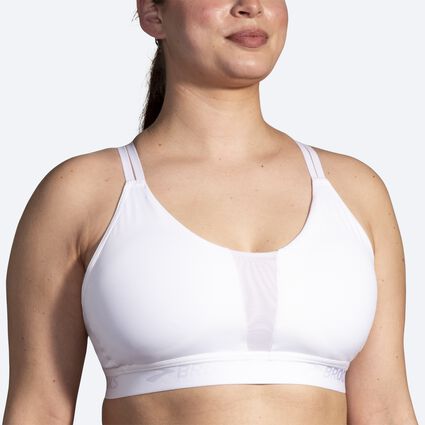 Model (front) view of Brooks Plunge 2.0 Sports Bra for women