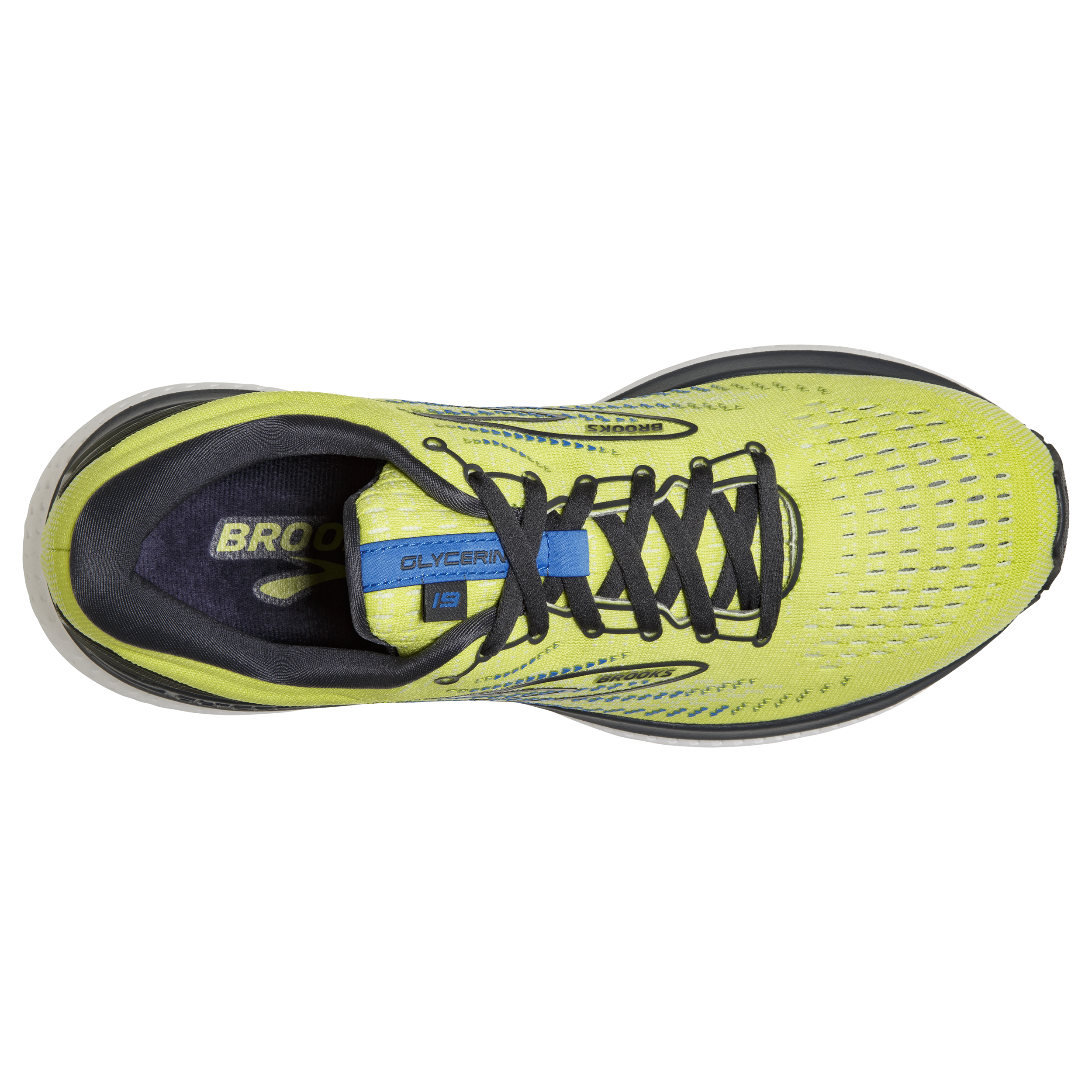 Colore Yellow/Navy/Blue Scarpe Running Uomo Brooks Glycerin 19 