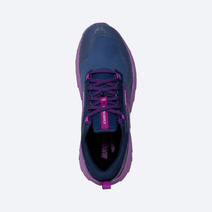Top-down view of Brooks Cascadia 17 for women
