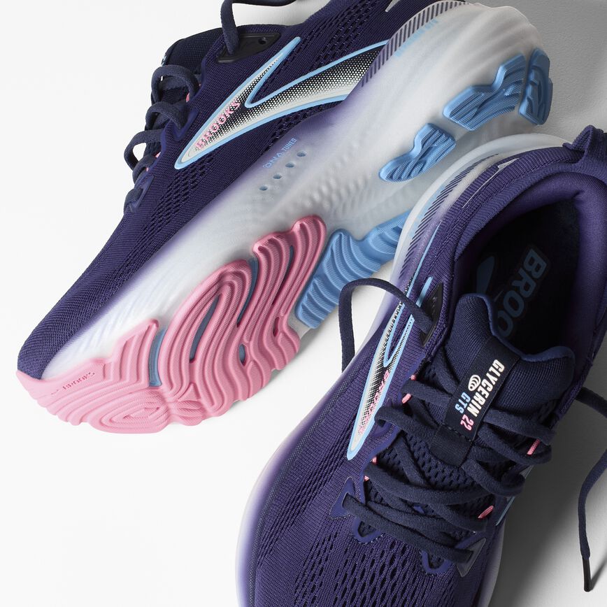 Purple Brooks Mach 18 Womens Silver Women's Brooks Ghost Max