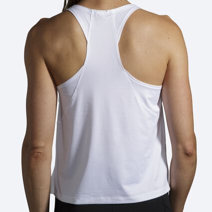 Model (back) view of Brooks Sprint Free Tank for women