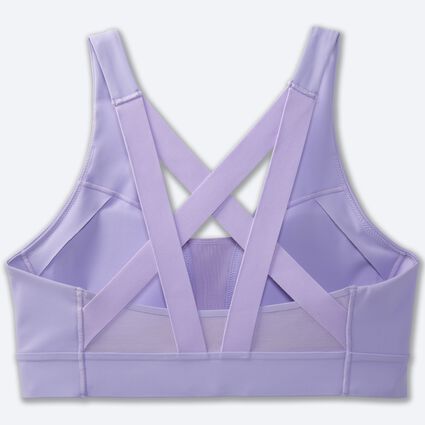 Laydown (back) view of Brooks Plunge Sports Bra for women