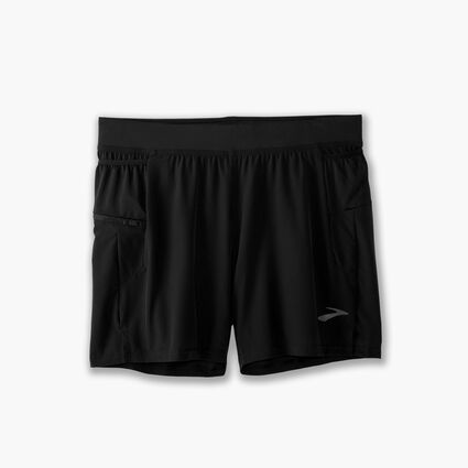 Vue couchée (avant) de Brooks Sherpa 5" 2-in-1 Short pour hommes