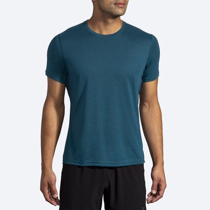 Model (front) view of Brooks Distance Short Sleeve for men