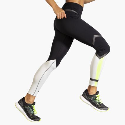 Movement angle (treadmill) view of Brooks Carbonite Tight for women