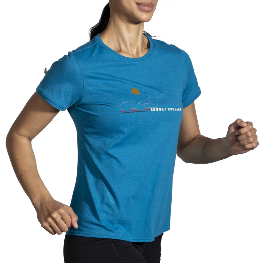Womens Distance Short Sleeve Running Gear & Equipment Brooks Running