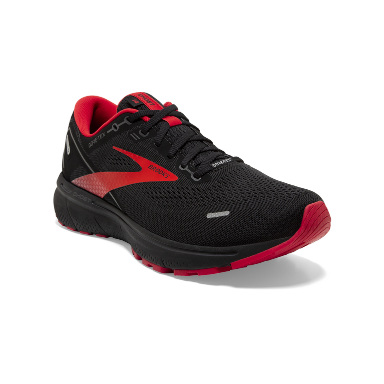 Brooks Ghost 14 GTX Black/Blackened Pearl/HighRisk Red 13 D (M