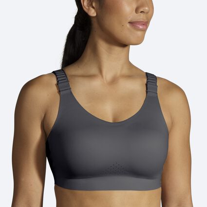 Model (front) view of Brooks Scoopback 2.0 Sports Bra for women
