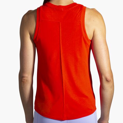 Model (back) view of Brooks Distance Tank for women
