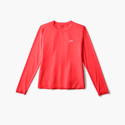 Laydown (front) view of Brooks Sprint Free Long Sleeve 3.0 for women