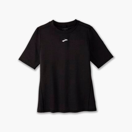 Brooks High Point Short Sleeve für Damen – Ansicht im Liegen (von vorne)