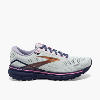 Side (right) view of Brooks Ghost 15 for women