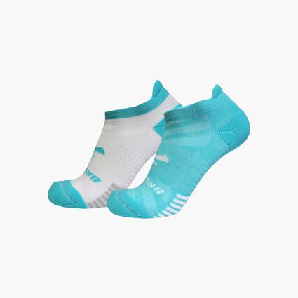 Movement angle (treadmill) view of Brooks Ghost Lite No Show 2-Pack for unisex