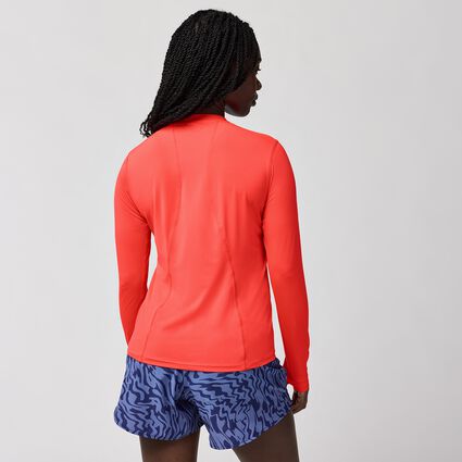 Model (back) view of Brooks Sprint Free Long Sleeve 3.0 for women