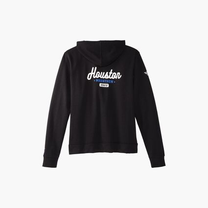 Laydown (back) view of Brooks Houston22 Full Zip Hoodie 2.0 for women