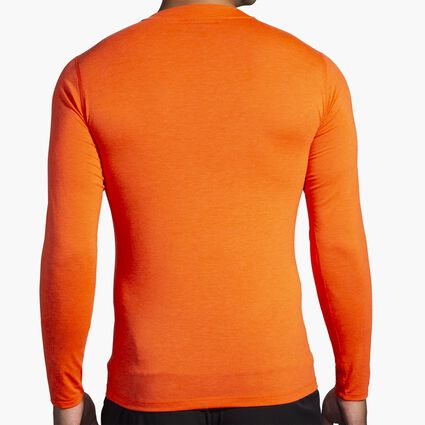Model (back) view of Brooks High Point Long Sleeve for men