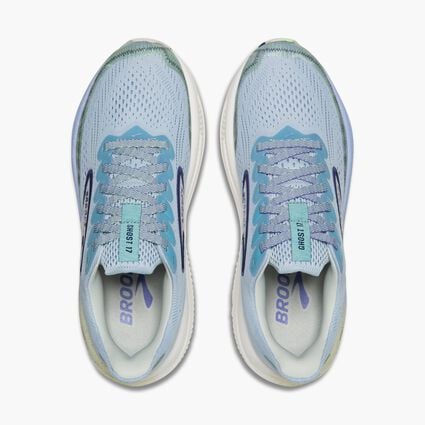 Top-down view of Brooks Ghost 17 for men