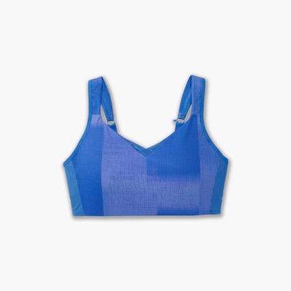Laydown (front) view of Brooks Convertible Sports Bra for women
