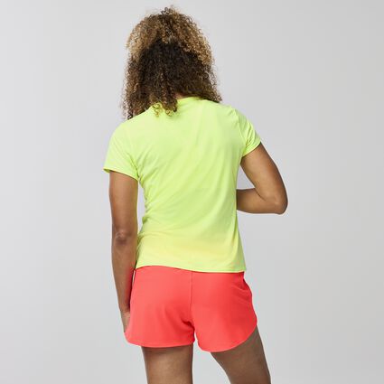 Brooks Luxe Short Sleeve für Damen – Model-Ansicht (von hinten)
