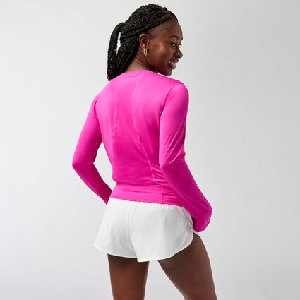 Model (back) view of Brooks Sprint Free Long Sleeve 3.0 for women
