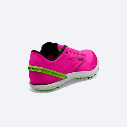 Heel and Counter view of Brooks Draft XC Spikeless for unisex