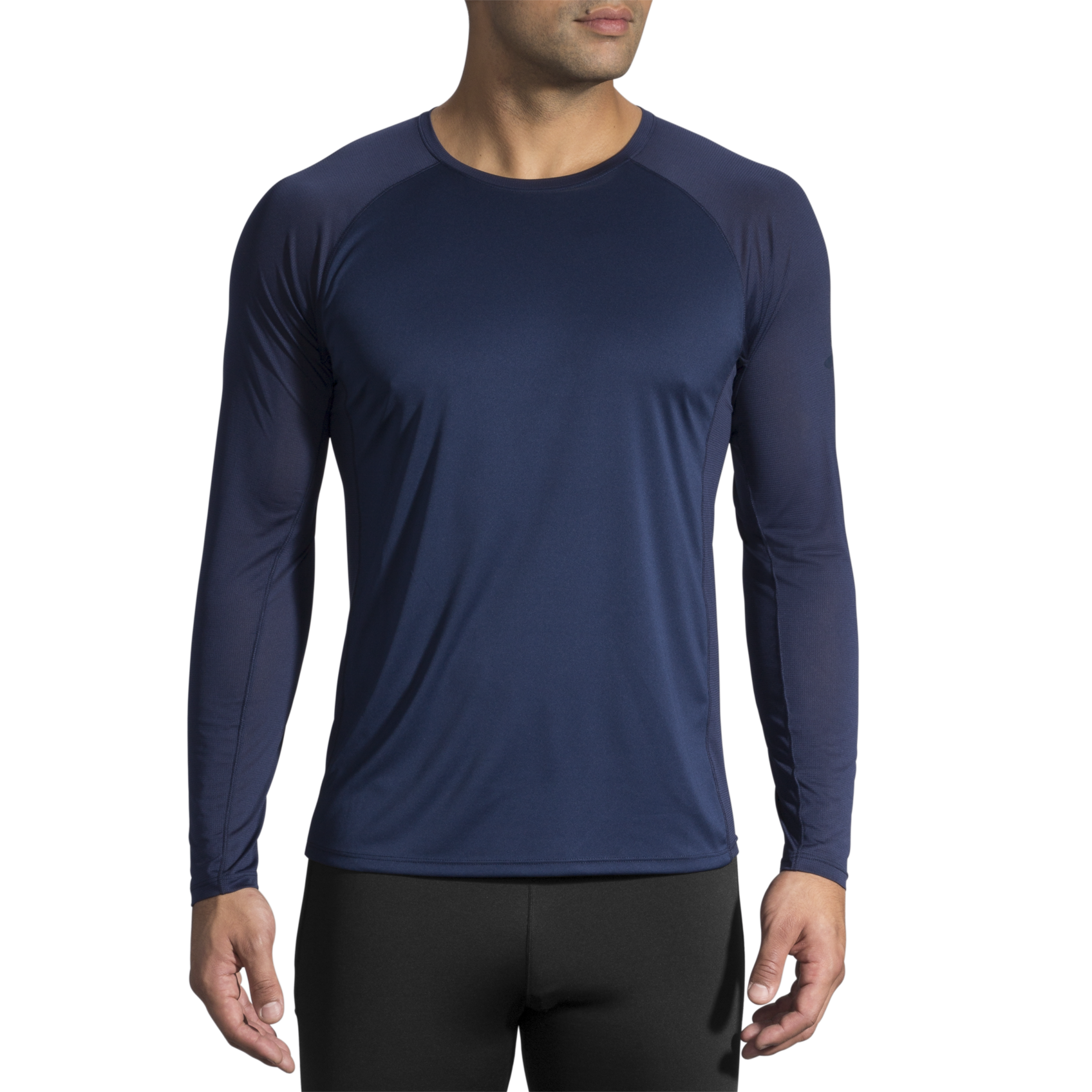 Brooks Mens Stealth Running T Shirt Tee Top Blue Sports Gym Breathable 