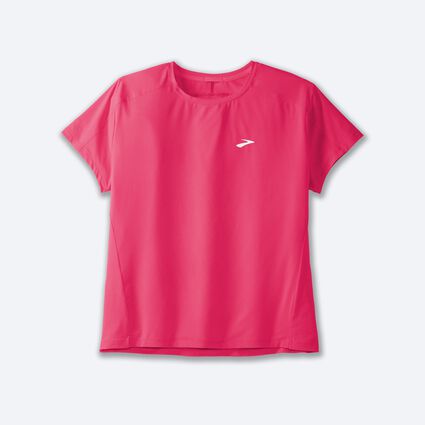 Laydown (front) view of Brooks Sprint Free Short Sleeve 2.0 for women