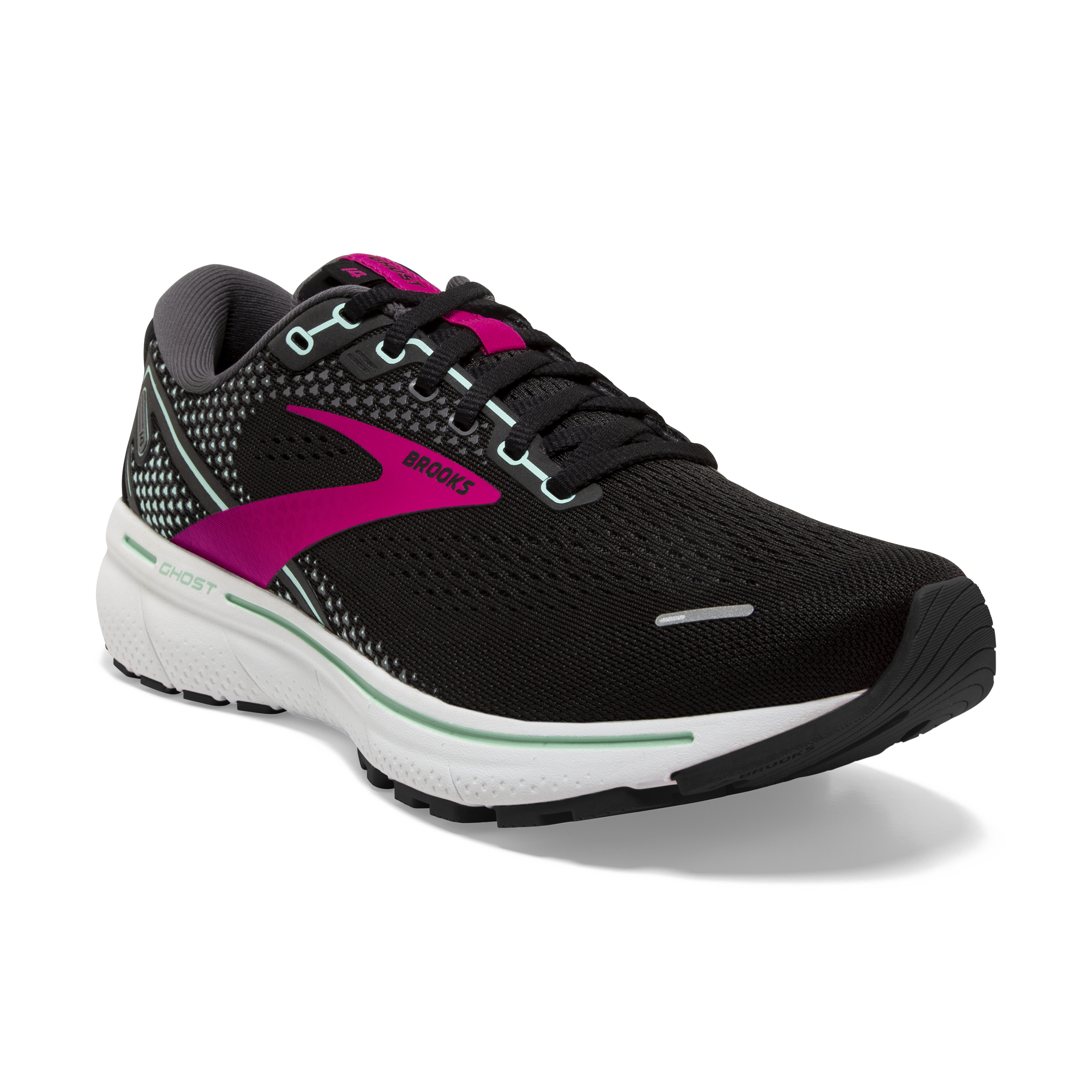 pink and grey brooks shoes