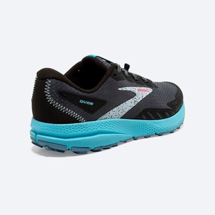Heel and Counter view of Brooks Divide 4 for women