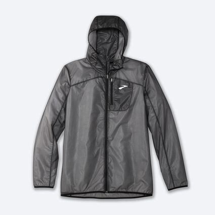 Laydown (front) view of Brooks All Altitude Jacket for men