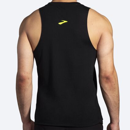 Model (back) view of Brooks Distance Tank 3.0 for men