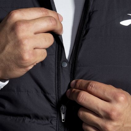 Vue détaillée 3 de Brooks Shield Hybrid Vest 2.0 pour hommes