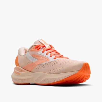 Vista del revestimiento protector y la puntera de Brooks Adrenaline GTS 24 para mujer