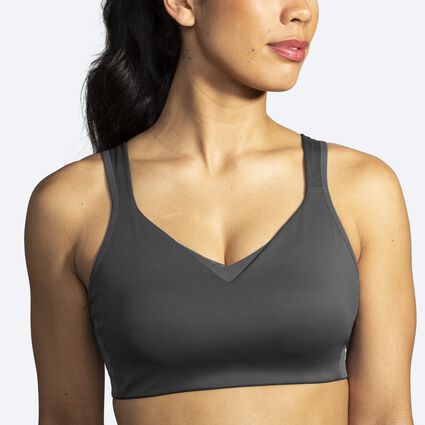 Brooks Fiona Medium-Impact Adjustable Sports Bra (B-DD), Moving Comfort  (Black) Women's Bra Body: 88% polyester 12% Lycra spandex; Li…