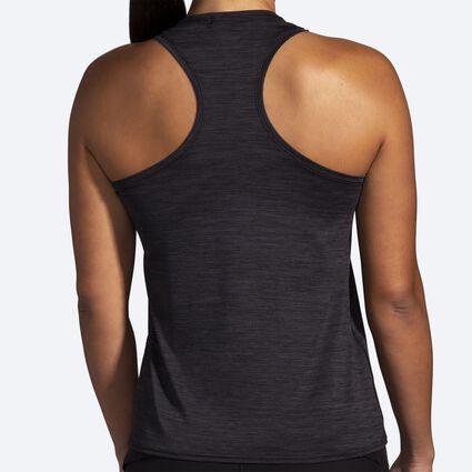 Model (back) view of Brooks Luxe Tank for women