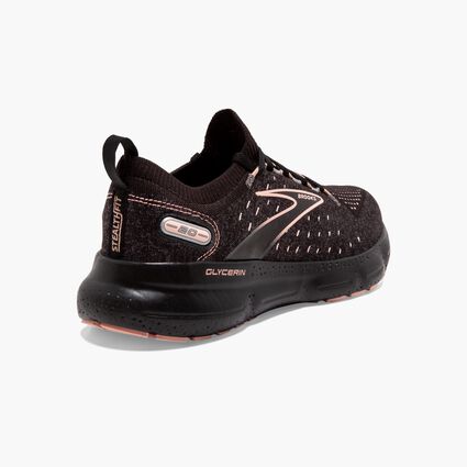 Heel and Counter view of Brooks Glycerin StealthFit 20 for women
