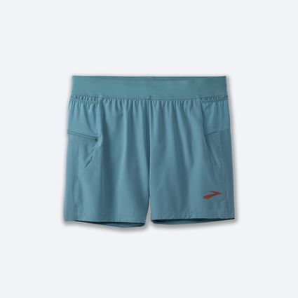 Laydown (front) view of Brooks Sherpa 5" 2-in-1 Short for men